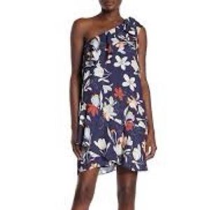 Parker One-Shoulder Shift Dress NWT floral